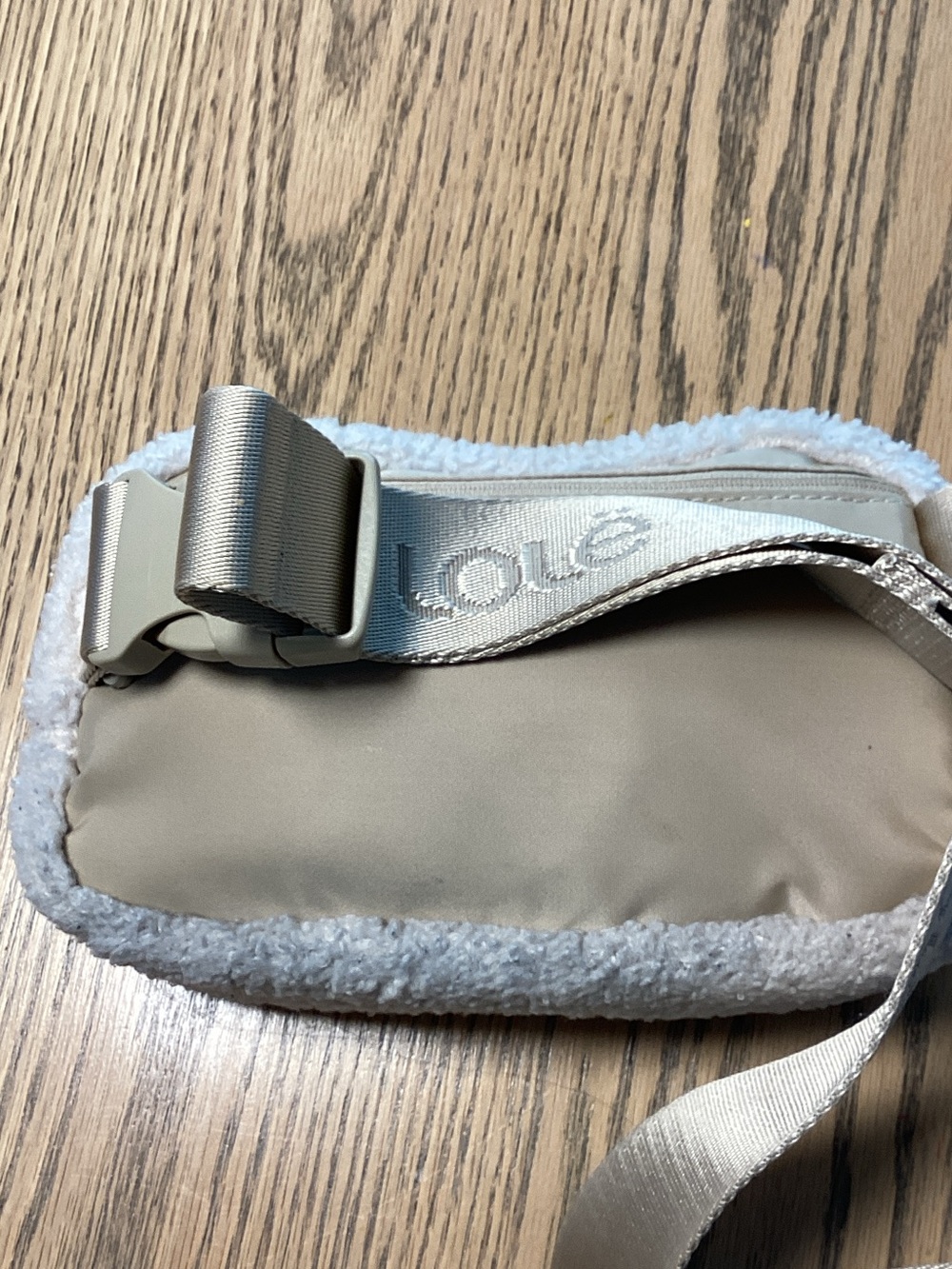 Lole Cozy Sherpa Cosmetic Bag in Cream - Picture 3 of 6